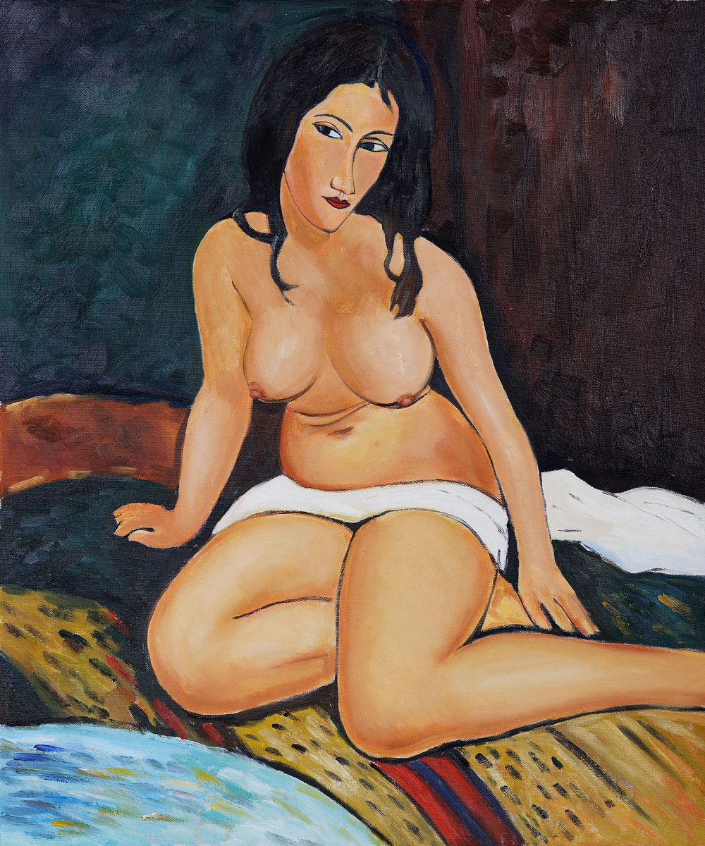 Seated Nude, 1917 by Amedeo Modigliani